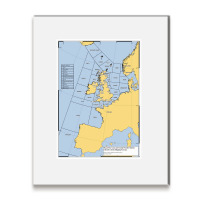 Uk Shipping Forecast Map  Blue Cute Trending Metal Print Vertical | Artistshot