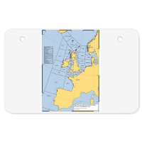 Uk Shipping Forecast Map  Blue Cute Trending Atv License Plate | Artistshot