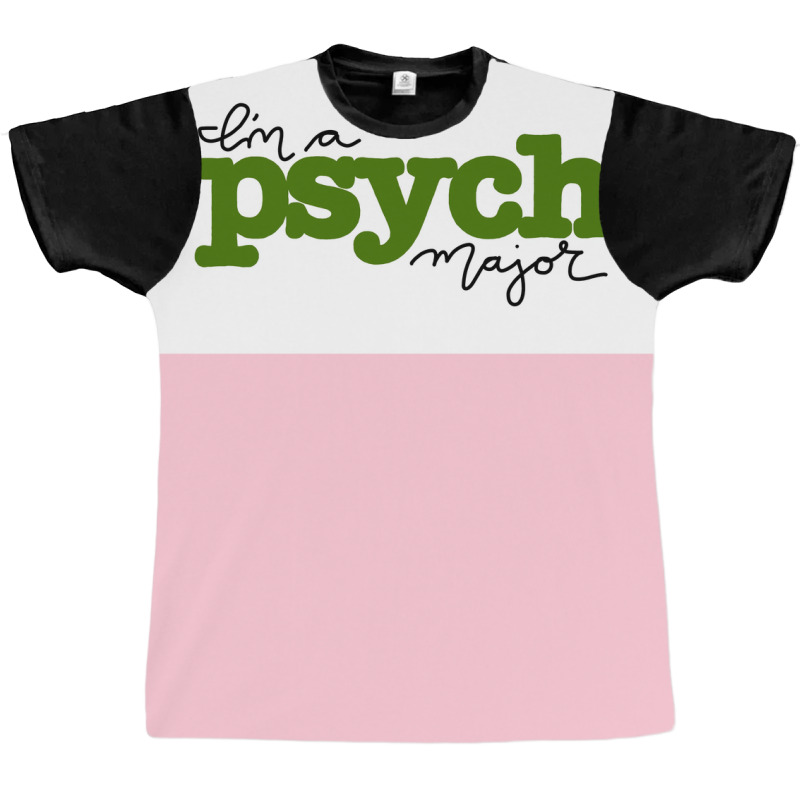 Ix27m A Psych Major Poster Stars Graphic T-shirt | Artistshot