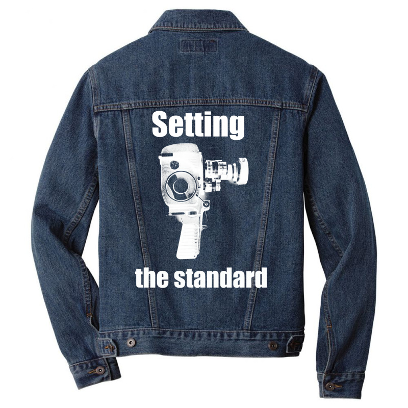 Setting The Standard  Stars Girl Men Denim Jacket by damanngierif | Artistshot