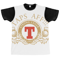 Taps Aff Tops Off Lager Parody Glasgow Poster Vintage Graphic T-shirt | Artistshot