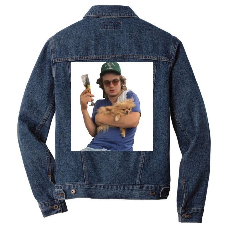 Joe Keery Poster Love Men Denim Jacket | Artistshot