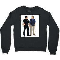 Joey And Chandler Poster Trending Crewneck Sweatshirt | Artistshot