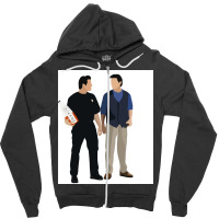 Joey And Chandler Poster Trending Zipper Hoodie | Artistshot