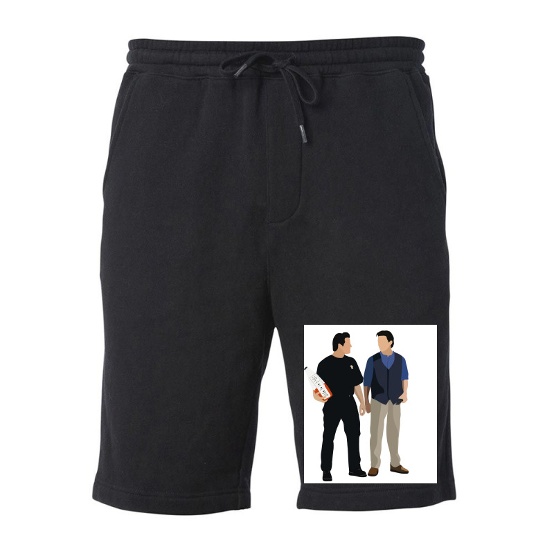 Joey And Chandler Poster Trending Fleece Short | Artistshot