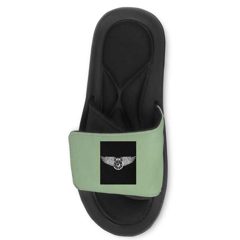 Viking Shield Wing Helmet  Trending Quote Slide Sandal | Artistshot