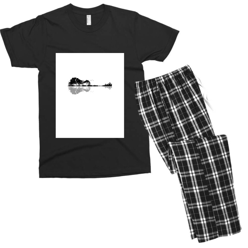 Nature Guitar Men's T-shirt Pajama Set | Artistshot