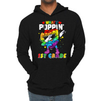 Limited Edition Fidget Toy What's Poppin 1st Grade 100th Day Of School Lightweight Hoodie | Artistshot