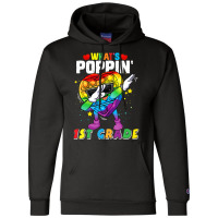 Limited Edition Fidget Toy What's Poppin 1st Grade 100th Day Of School Champion Hoodie | Artistshot