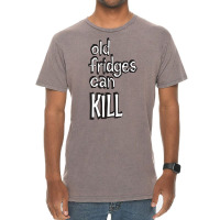 Old Fridges Can Kill Classic Hippie E Vintage T-shirt | Artistshot