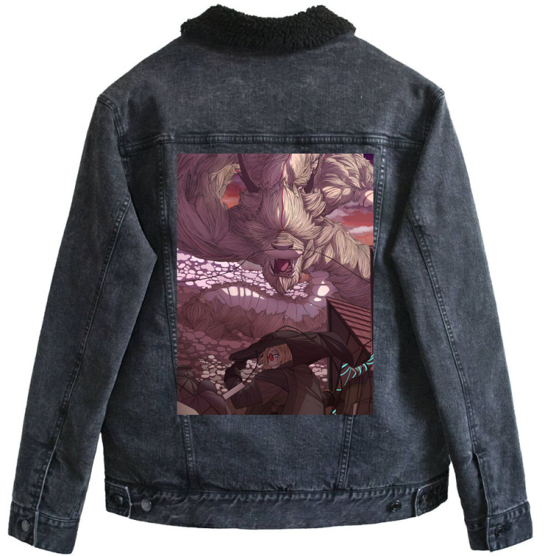 Ignite Ty Poster Unisex Sherpa-Lined Denim Jacket by SusanneRestemayer | Artistshot