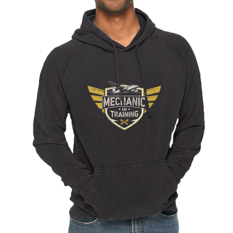 Hot Trend Aircraft Mechanic In Training Aviation School Amt Student Vintage Hoodie | Artistshot