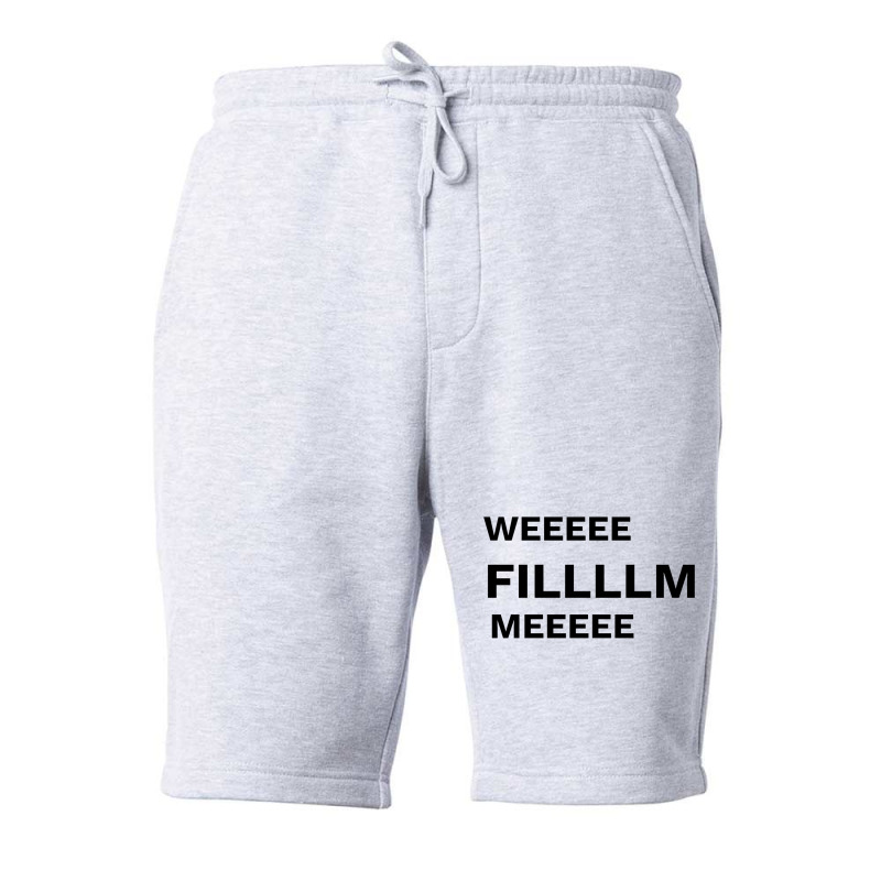 For Film Lovers  Weeeee Fillllm Meeeee Active Hippie Love Fleece Short | Artistshot