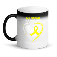 Women Men Yellow Endo Warrior Friend Endometriosis Awareness Magic Mug | Artistshot