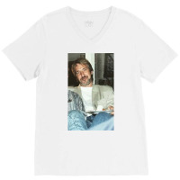 Alan Rickman Gift For Fans    Aesthetic V-neck Tee | Artistshot