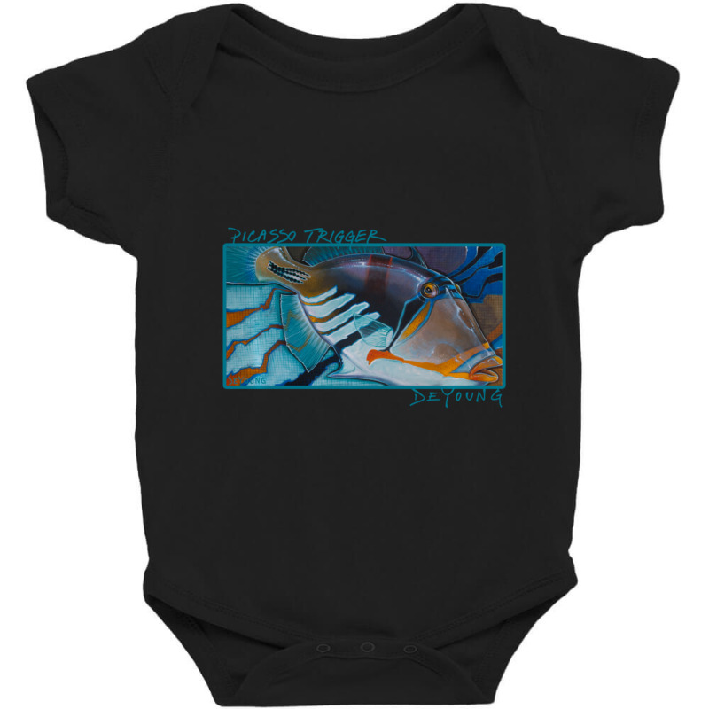 Trending Triggerfish Fishing Trigger Fish Salt Water Art Baby Bodysuit by Box Bingham | Artistshot