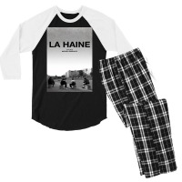 La Haine Poster Film Movie Classic  Cute E Men's 3/4 Sleeve Pajama Set | Artistshot