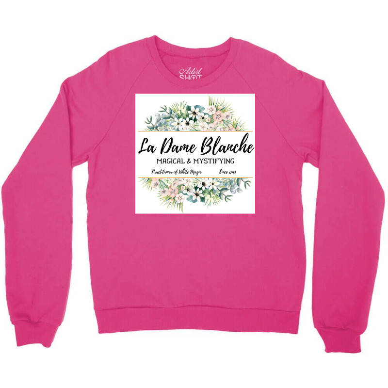 Outlanderx27s La Dame Blanche Poster Gift Crewneck Sweatshirt by lannonchisumn | Artistshot