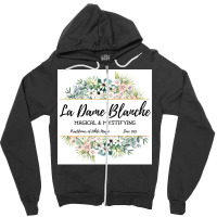 Outlanderx27s La Dame Blanche Poster Gift Zipper Hoodie | Artistshot