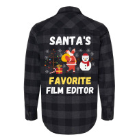 Santas Favorite Film Editor Classic Funny Tumblr Flannel Shirt | Artistshot