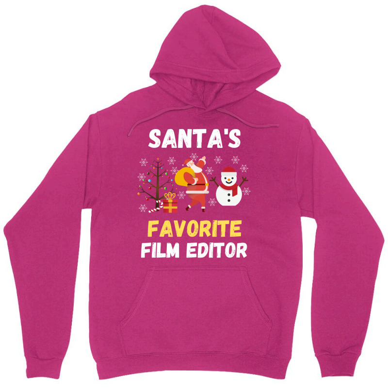 Santas Favorite Film Editor Classic Funny Tumblr Unisex Hoodie | Artistshot