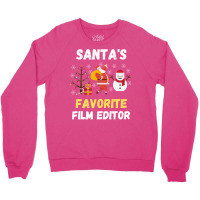 Santas Favorite Film Editor Classic Funny Tumblr Crewneck Sweatshirt | Artistshot