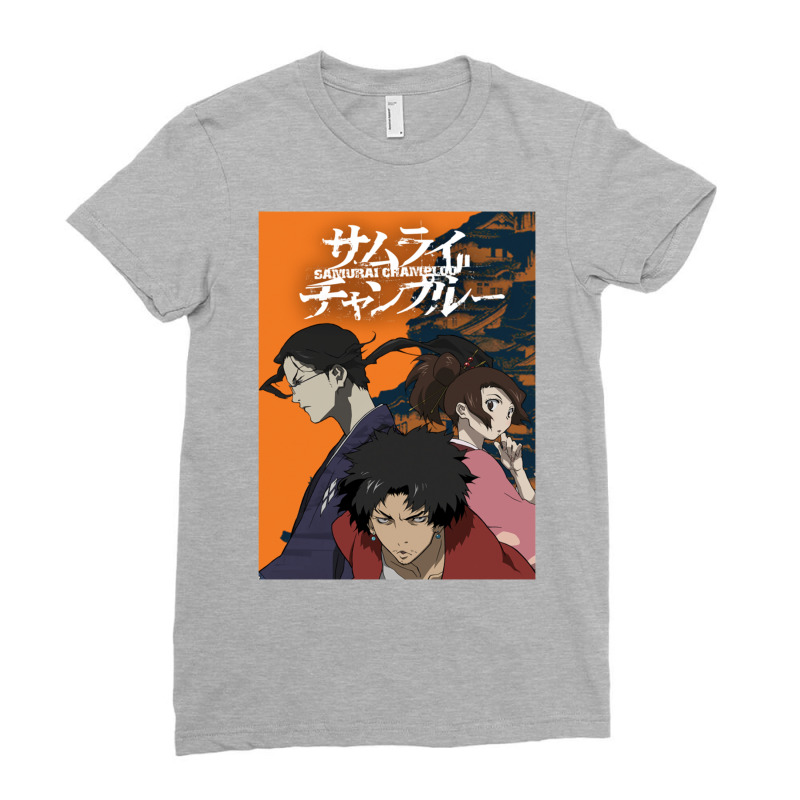 Samurai Champloo Walking On Sunset Lightweight Ladies Fitted T-Shirt by zaenulmiljace | Artistshot