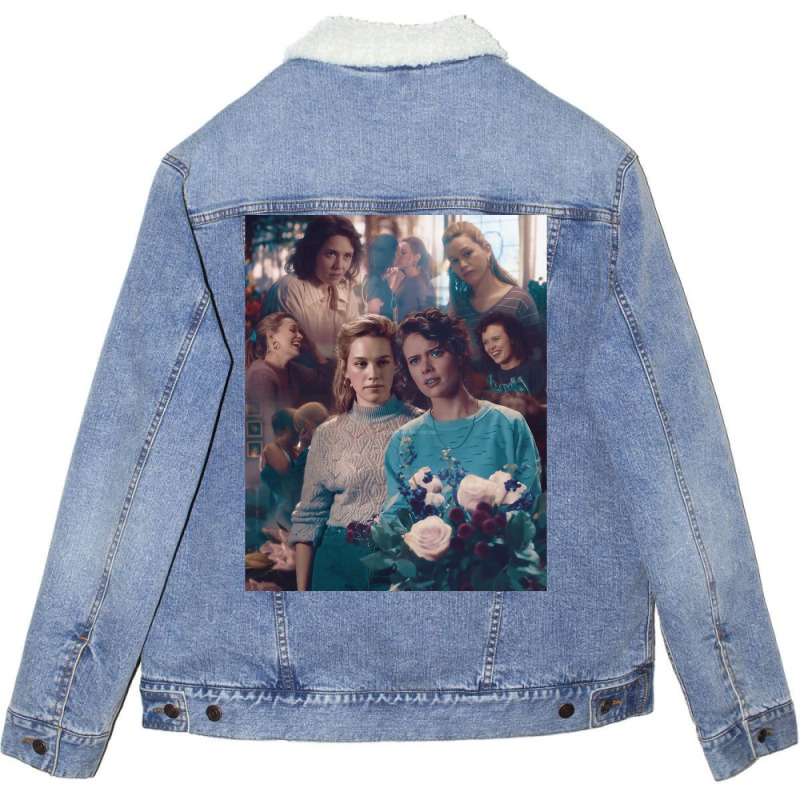 Romantic Damie Poster Love Unisex Sherpa-lined Denim Jacket | Artistshot