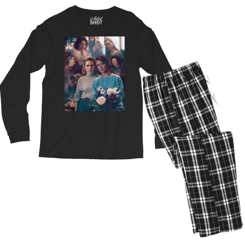 Romantic Damie Poster Love Men's Long Sleeve Pajama Set | Artistshot