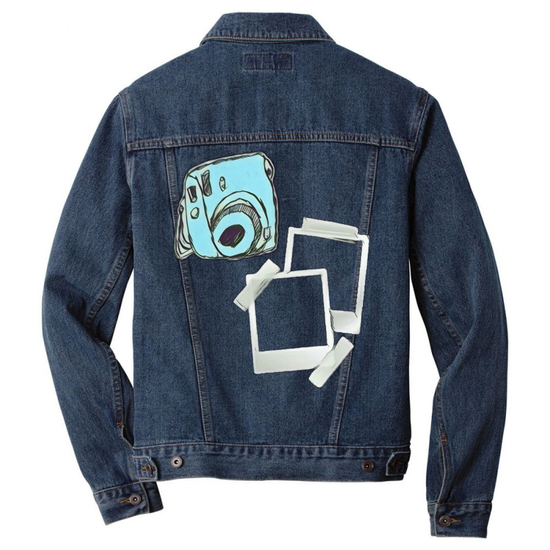 Polariod  Classic  Cute E Men Denim Jacket | Artistshot