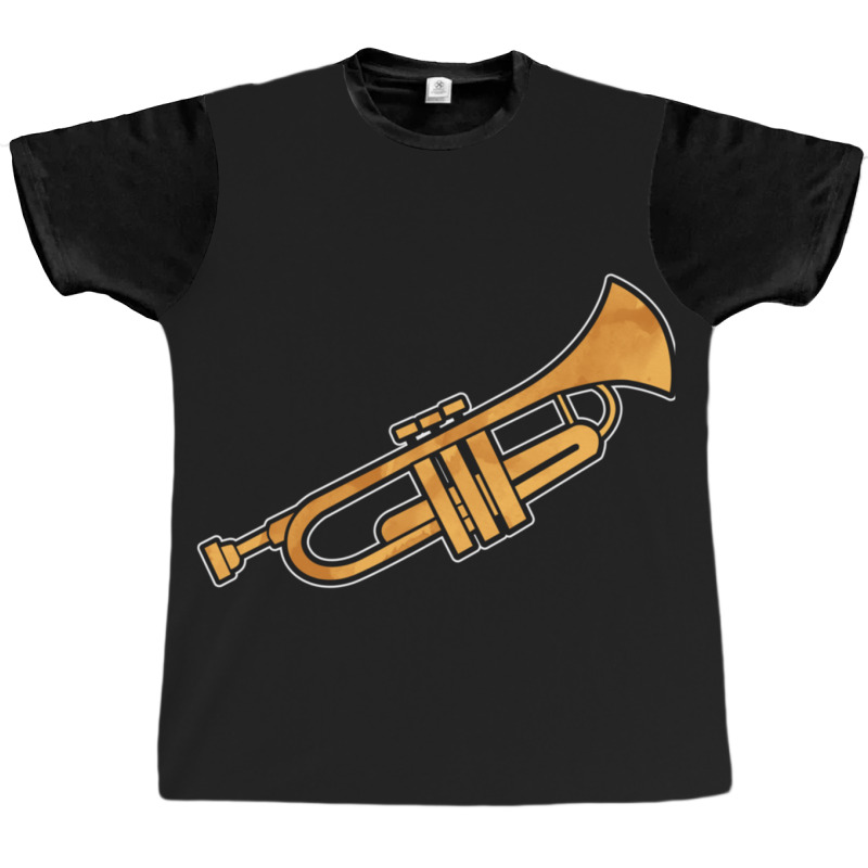 Trumpet Instrument Brass Music Musician Graphic T-shirt by SiroBrandonSoto | Artistshot