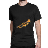 Trumpet Instrument Brass Music Musician Classic T-shirt | Artistshot