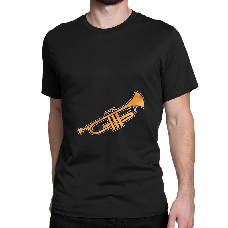 Trumpet Instrument Brass Music Musician Classic T-shirt by SiroBrandonSoto | Artistshot