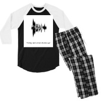 Wayhaught Sound Wave The Thing I Want To Do Most Is You Wynonna Earp Men's 3/4 Sleeve Pajama Set | Artistshot