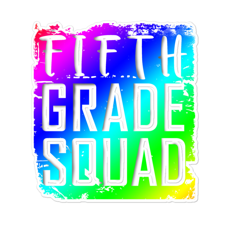 Fifth Grade Squad Sticker | Artistshot