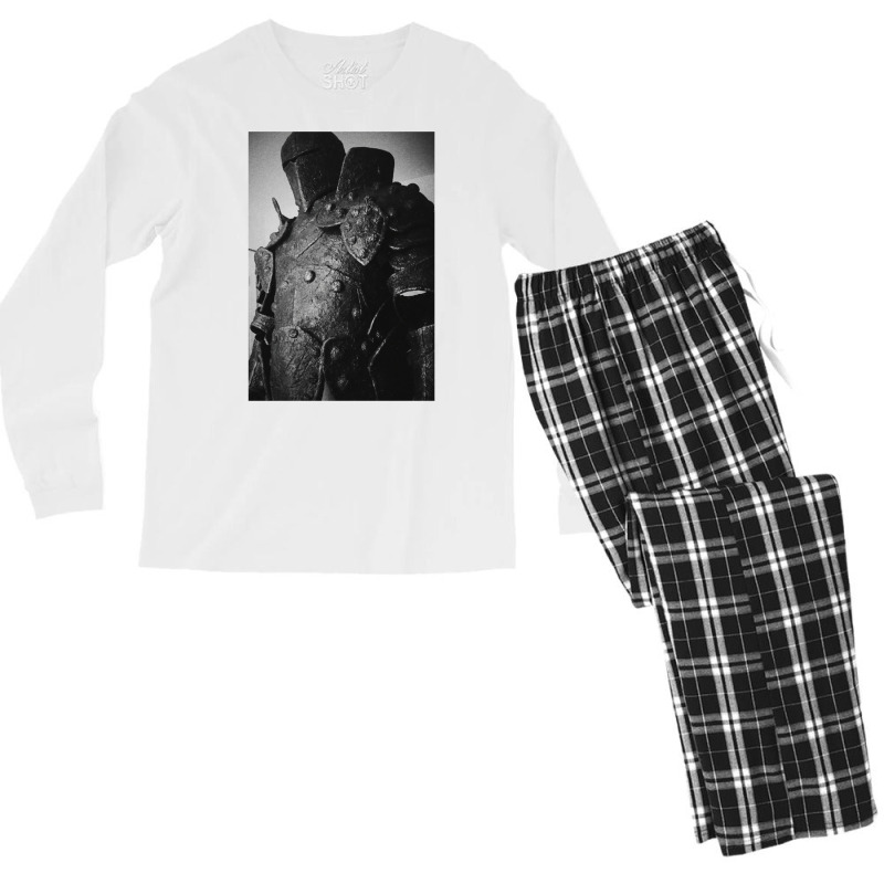 Dreadnought Armour Proof Of Concept Film Backer Bw Classic  Girl Music Men's Long Sleeve Pajama Set | Artistshot