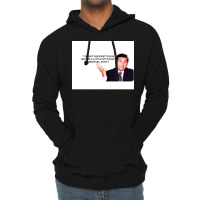 Michael Quote Poster 70s Lightweight Hoodie | Artistshot