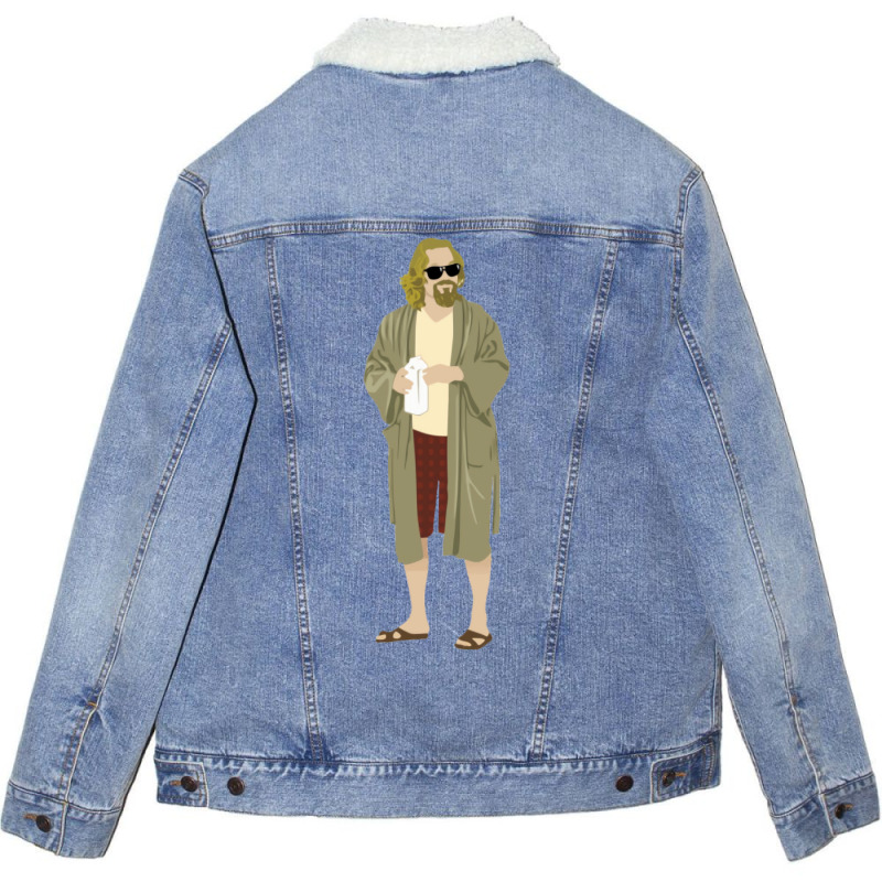 The Big Lebowskithe Dude Classic  Summer Cute Unisex Sherpa-lined Denim Jacket | Artistshot