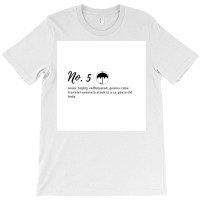 Number Five Hargreeves Definition And Umbrella Poster Green T-shirt | Artistshot