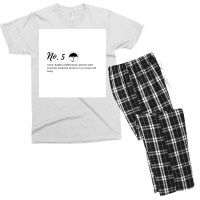 Number Five Hargreeves Definition And Umbrella Poster Green Men's T-shirt Pajama Set | Artistshot