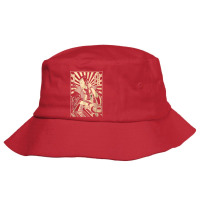 Turntable Dj Samurai Warrior Bucket Hat | Artistshot