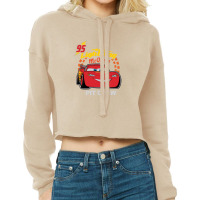 Newcars Lightning Mcqueen Cropped Hoodie | Artistshot