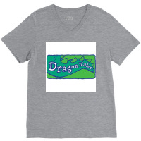 Dragon Tales Poster Girl V-neck Tee | Artistshot