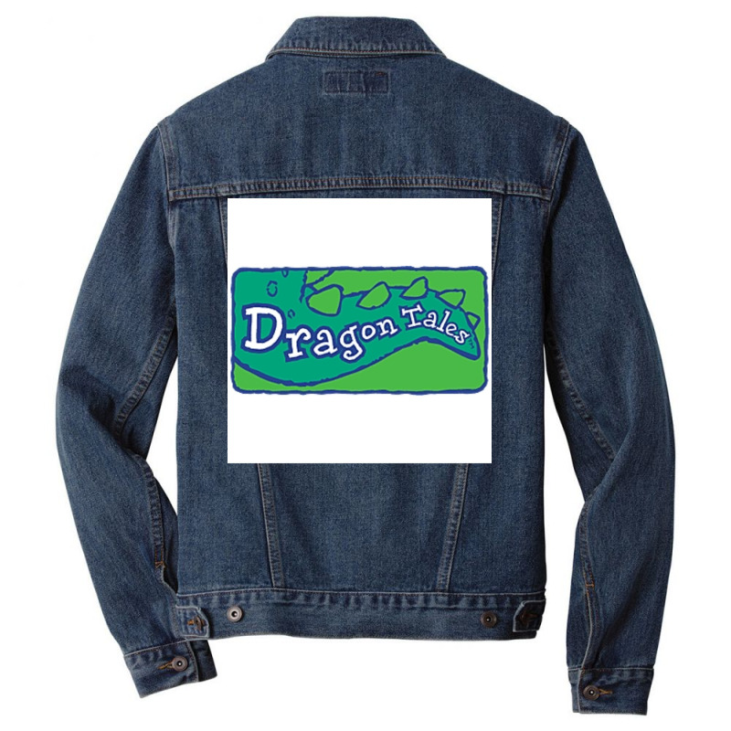 Dragon Tales Poster Girl Men Denim Jacket | Artistshot