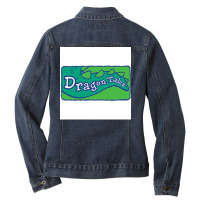 Dragon Tales Poster Girl Ladies Denim Jacket | Artistshot