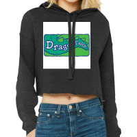 Dragon Tales Poster Girl Cropped Hoodie | Artistshot