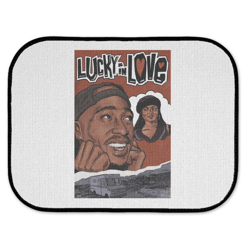 Poetic Justice  Lucky In Love  Cute Cool Rear Car Mat | Artistshot