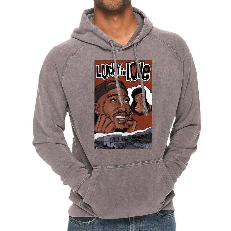 Poetic Justice  Lucky In Love  Cute Cool Vintage Hoodie | Artistshot