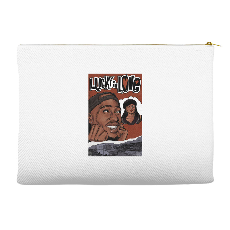 Poetic Justice  Lucky In Love  Cute Cool Accessory Pouches | Artistshot