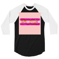 Pink And Pose Poster Green Cute 3/4 Sleeve Shirt | Artistshot